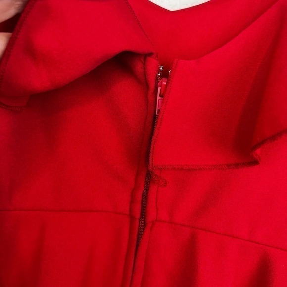 NWT Altar'd StateRed Ruffle Detail Strappy Fit & Flare Skater Dress Size Medium - Picture 4 of 6